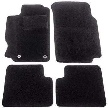 ACI textilní koberce pro PEUGEOT 406, 95-99  černé (sada 4 ks) (4047X62)