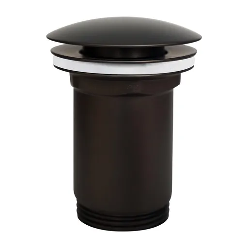 OMNIRES Zátka klik-klak pro umyvadlo s přepadem i bez přepadu grafit /GR/ A706GR