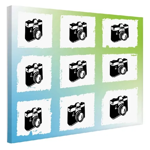 IMPAR Fotoobraz na plátno Potrhané fotky 90x60 cm