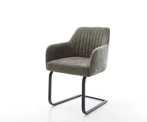 Jídelní židle Greg-Flex bouclé měkký tmavě béžová jídelní židle