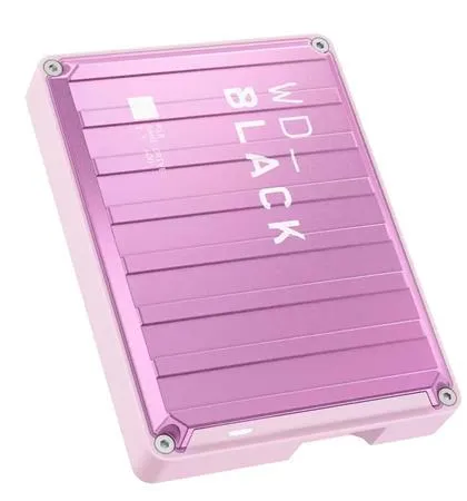 WD BLACK P10 Game Drive 2TB, růžový, 2.5", USB 3.2