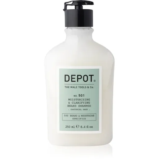 Depot 500 BEARD & MOUSTACHE SPECIFICS NO. 501 MOISTURIZING & CLARIFYING BEARD SHAMPOO hydratační šampon na vousy 250 ml