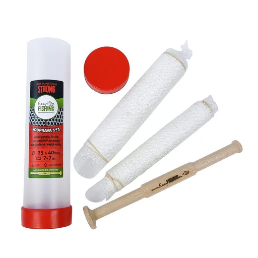 EasyFISHING PVA punčocha komplet Strong 25+40mm 7+7m,EasyFISHING PVA punčocha komplet Strong 25+40mm 7+7m