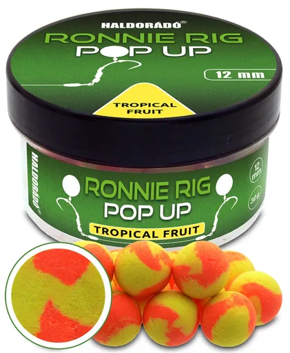 Haldorádó plovoucí boilie pop-up ronnie rig 30 g 12 mm - tropical fruit