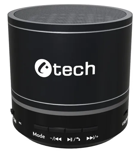 C-TECH reproduktor SPK-08B, bluetooth, baterie, USB-C, černý