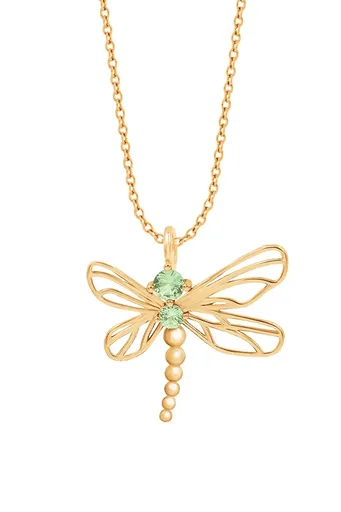 Pozlacený náhrdelník Lilou Dragonfly