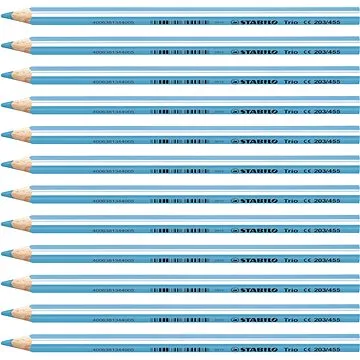 STABILO Trio silná - 12 ks balení - nebeská modř (4006381344012)