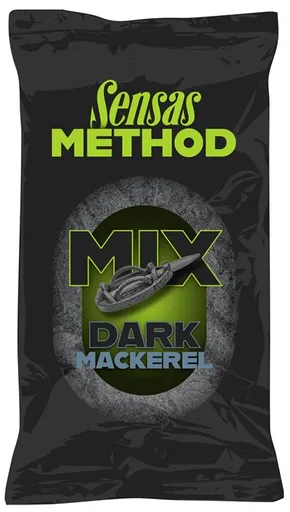 Sensas method mix 1 kg - dark mackerel