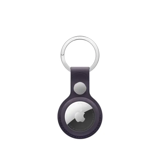 AirTag FineWoven Key Ring - Midnight Purple
