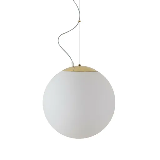 OSMONT ADR62160 ADRIA L3 HP závěsné skleněné svítidlo mosaz leštěná / bílá IP40 3000 K 52W LED DALI