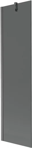 MEXEN/S Next vanová zástěna FIX 50 x 150, grafit, grafit kartáčovaná 895-050-000-00-40-66