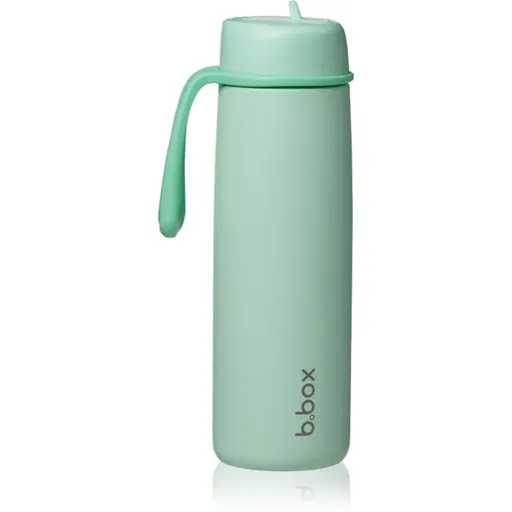 B.Box Stainless Steel Thermos Bottle termoláhev s brčkem Spearmint 690 ml
