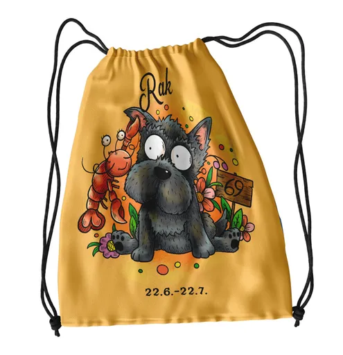 Vak na záda Psí znamení – rak