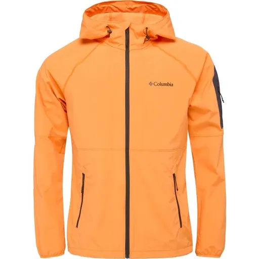 Columbia TALL HEIGHTS II HOODED SOFTSHELL Pánská softshelová bunda, oranžová, velikost