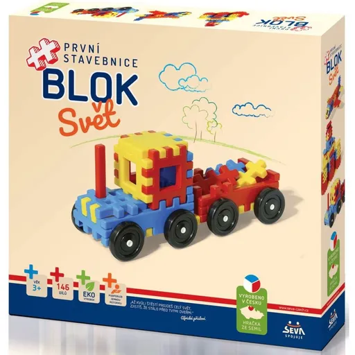 Stavebnice Blok Svět 146ks