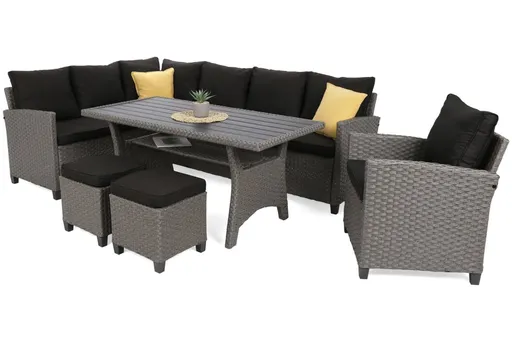 Zahradní sedací souprava 6 ks umělý ratan