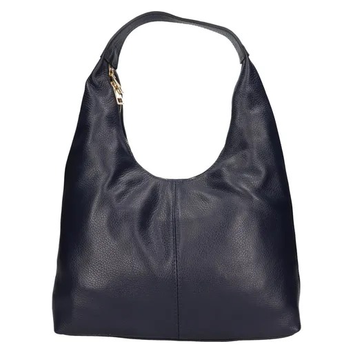 Dámská kožená kabelka Italia Giola - tmavě modrá