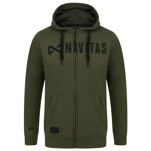 Navitas Rybářská Mikina Core Zip Hoody Green,Navitas Rybářská Mikina Core Zip Hoody Green