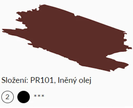 Olejová barva Umton 20ml – 0045 Indická červeň