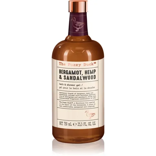Baylis & Harding The Fuzzy Duck Bergamot, Hemp & Sandalwood sprchový gel pro muže 750 ml