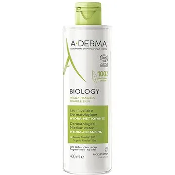 A-DERMA BIOLOGY Dermatologická micelární voda hydratační-čisticí 400 ml (3282770146578)