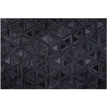 Koberec černý 160 x 230 cm KASAR, 125320 (beliani_125320)