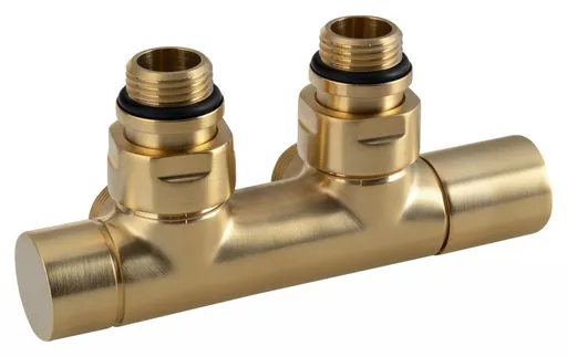 SAPHO TWIN připojovací sada ventilů pro středové připojení, zlato mat CP401SGM