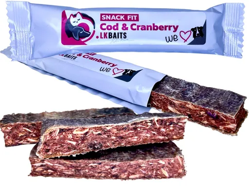 LK Baits Pet Snack FIT Treska-brusinka 10g,LK Baits Pet Snack FIT Treska-brusinka 10g