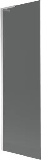 MEXEN/S Next L vanová zástěna FIX 60 x 150, grafit, chrom 895-060-000-03-40-01