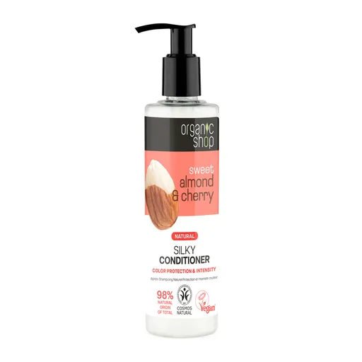Organic Shop Hedvábný kondicionér Mandle a třešeň (Silky Conditioner) 280 ml