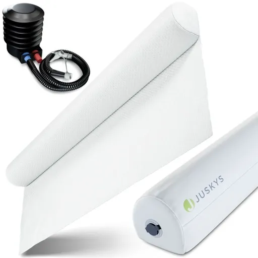 Nafukovací zábrana na postel s látkovým potahem, 180 cm