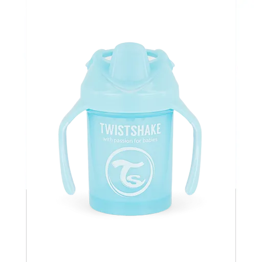 Twistshake Učící netekoucí hrnek 230 ml, modrá