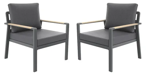 Hliníkové křesla BOSTON DUO (2 ks)