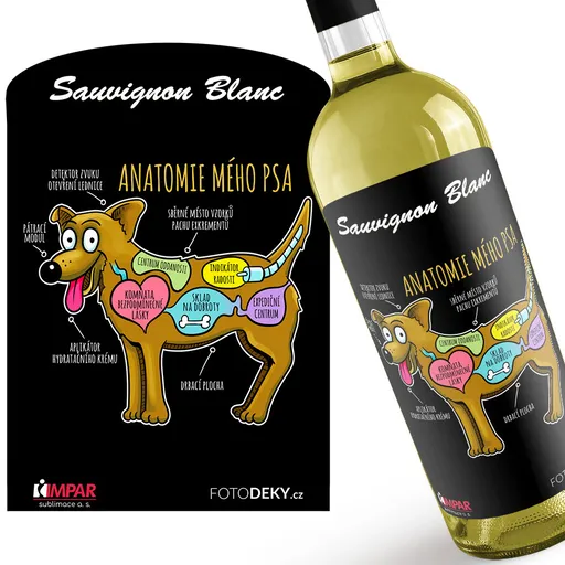 Víno Anatomie mého psa (Druh Vína: Bílé víno)
