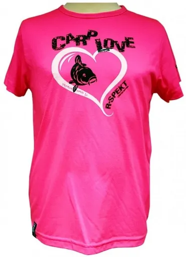 R-spekt tričko carp love dětské fluo pink - 7/8 let