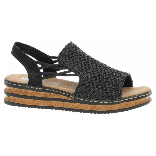 Dámské sandály Rieker 62941-00 schwarz 39