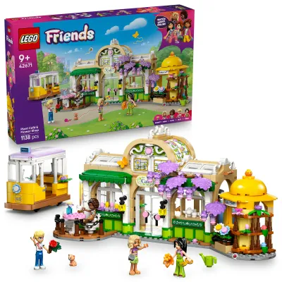 LEGO® Friends Kavárna plná rostlin a květinářství