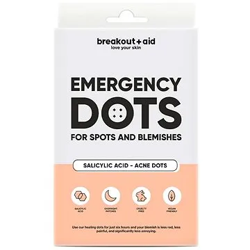 Breakout+aid - Náplasti na lokální ošetření akné s kyselinou salicylovou (99)