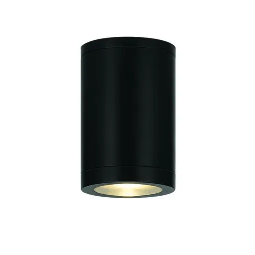 ACA Lighting GU10 venkovní kulaté stropní svítidlo 230V černá IP65 GU10 MAX.7W SL7033B