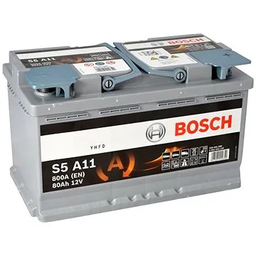 BOSCH S5A 110, 80Ah, 12V, AGM (0 092 S5A 110) (S5A 110)