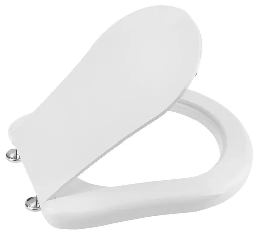 KERASAN RETRO WC sedátko, Soft Close, bílá/chrom 108901