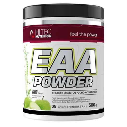 HiTec Nutrition EAA powder 500g - zelené jablko