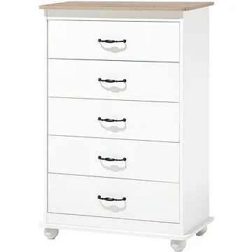 Bílá komoda SHARON, 68661 (beliani_68661)