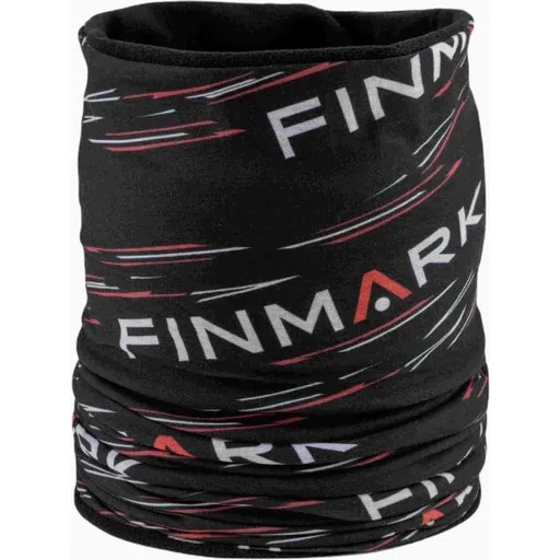 Finmark MULTIFUNCTIONAL SCARF WITH FLEECE Dětský multifunkční šátek, černá, velikost UNI