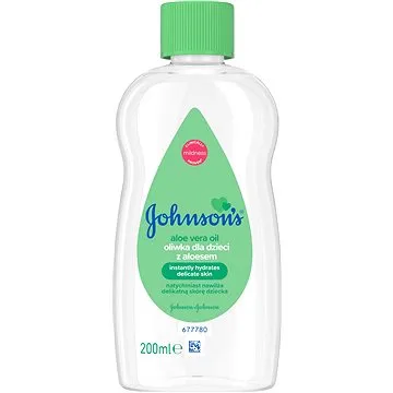 JOHNSON'S BABY dětský olej s aloe vera 200 ml (8410207115889)