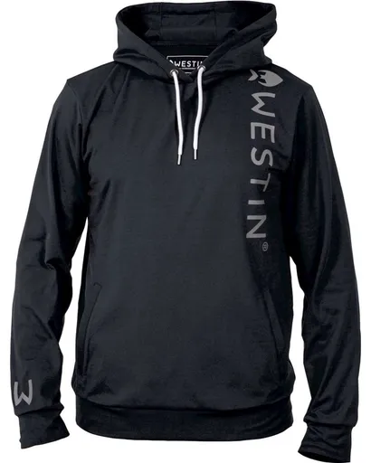 Westin mikina vertical tech hoodie black - l