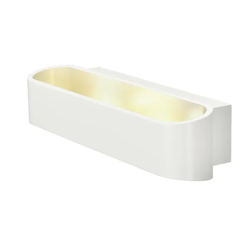 SLV BIG WHITE ASSO 300, nástěnné svítidlo, LED, 3000K, oválné, bílé, D/Š/V 30/9,5/7 cm 151271