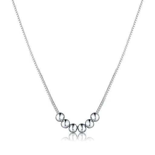 JVD Stříbrný náhrdelník s korálky SVLN0596X860045
