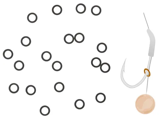 Zfish kroužky návazcové rig rings 20 ks - průměr 3,1 mm