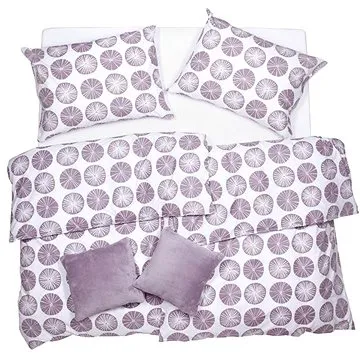 SCANquilt povlečení KLASIK terče fialová (25966)